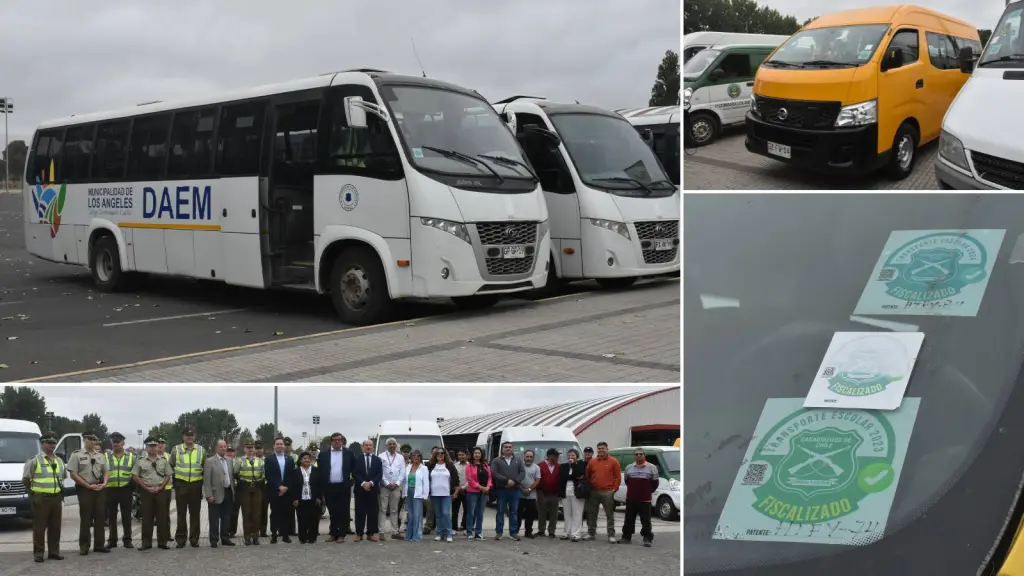 Fiscalización voluntaria en Los Ángeles garantiza transporte escolar seguro en el regreso a clases, La Tribuna