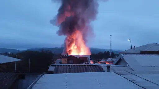 Dos víctimas dejó voraz incendio en Nacimiento