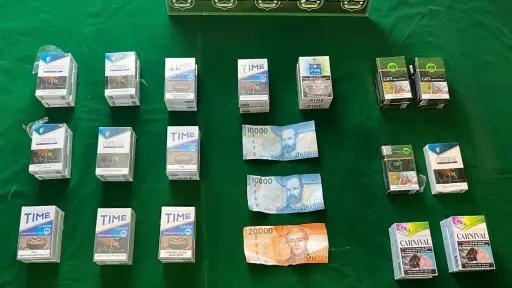Detienen a sujeto por contrabando de cigarrillos en plenas festividades de San Sebastián