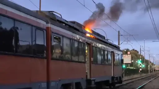 Incendio en vagón de Biotren provoca evacuación y suspensión del servicio en San Pedro de la Paz