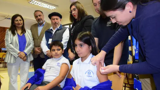 Redoblan esfuerzos para vacunación contra la Influenza en los establecimientos educativos de Biobío