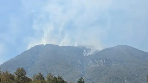 Santa Bárbara lleva cinco días con Alerta Roja por incendio forestal
