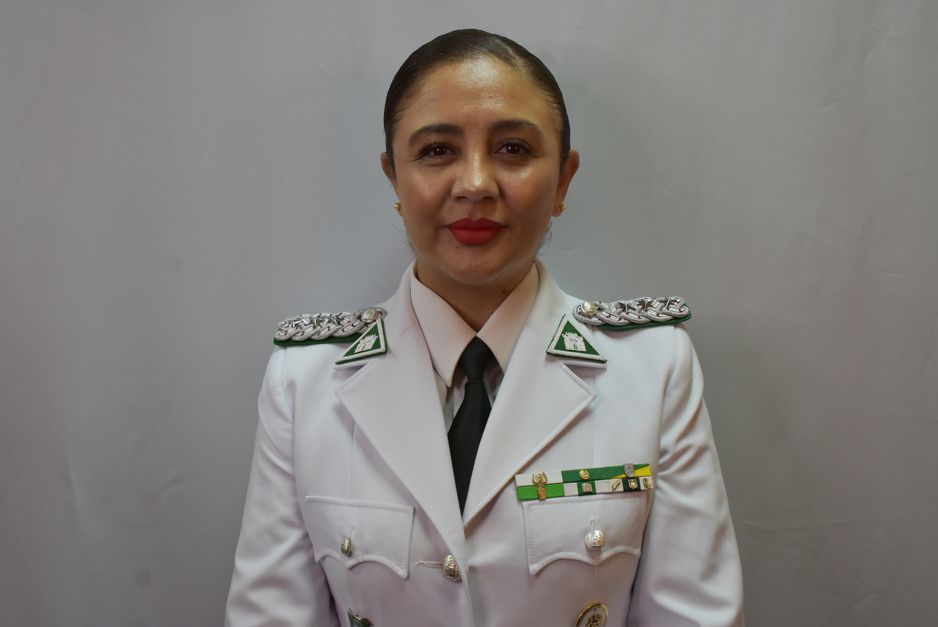  Coronel Nélida Troncoso Gutiérrez, oriunda de la localidad de Santa Fe confirmada como directora regional  / cedida Gendarmería