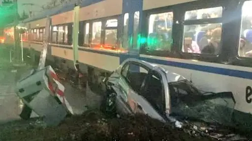 Biotrén colisiona con automóvil en San Pedro de la Paz