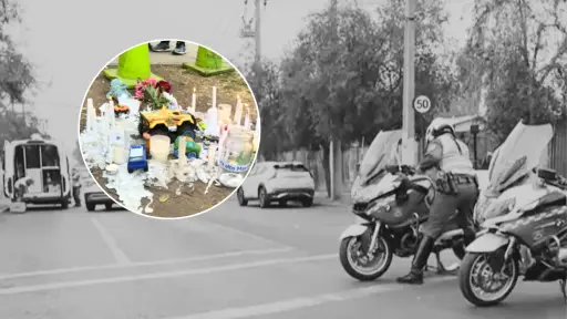 No + muertes, más seguridad: Realizan velatón y protesta tras muerte de Máximo, niño atropellado en La Reina
