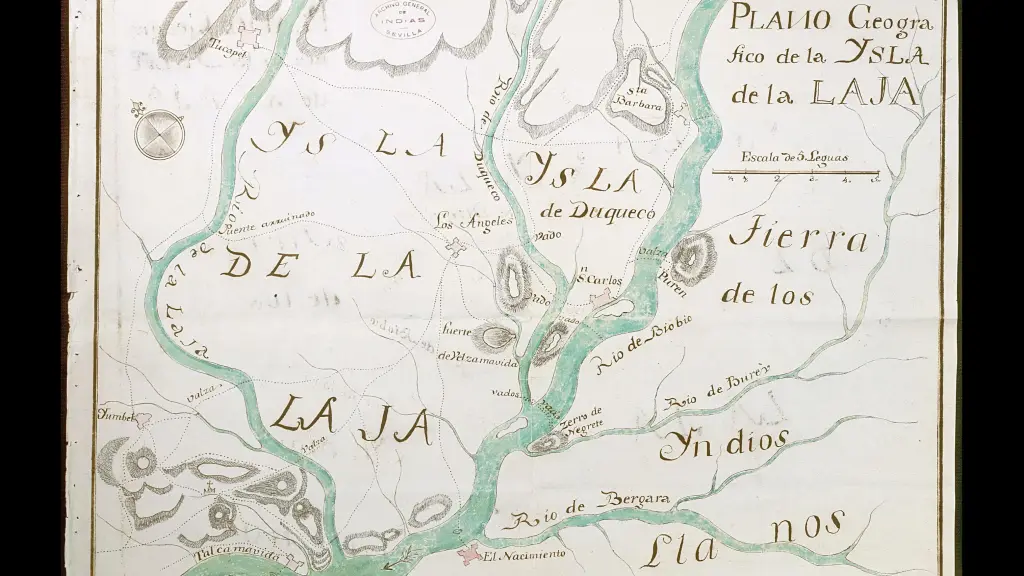En el Archivo de Indias, en Sevilla (España), se encuentra el “Plano Geográfico de la Isla de la Laja” que describe el territorio en 1776., Cedida por Luis Garretón.