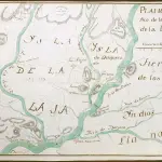 En el Archivo de Indias, en Sevilla (España), se encuentra el “Plano Geográfico de la Isla de la Laja” que describe el territorio en 1776., Cedida por Luis Garretón.