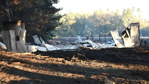 Incendio en Tucapel se encontraría contenido