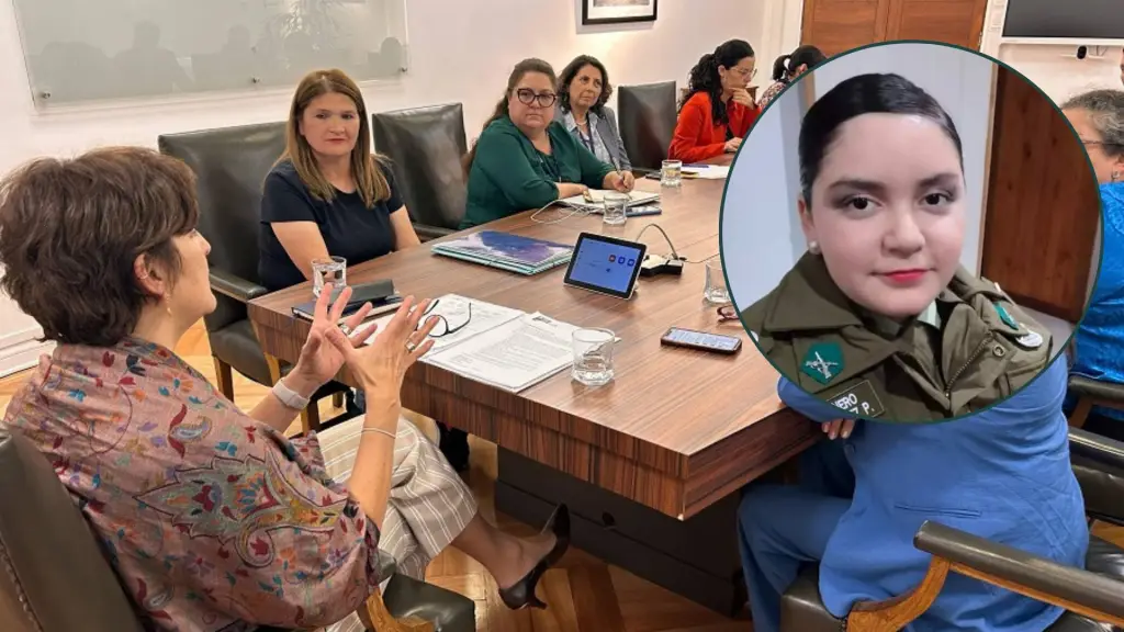 Reunión de madre de Javiera Rodríguez y ministra de Salud Ximena Aguilera, Cedida