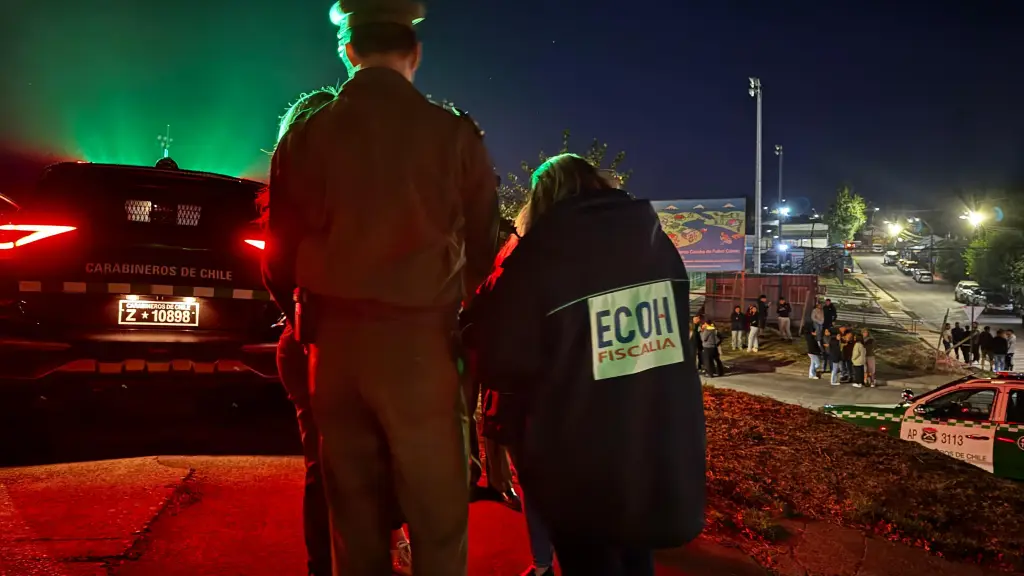 Carabineros y PDI se constituyeron en el lugar donde Mateo Torres fue asesinado la tarde del lunes., Fiscalía ECOH