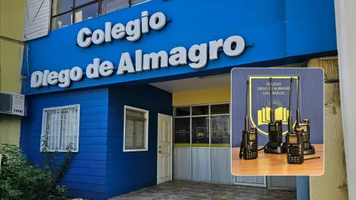 Colegio Diego de Almagro implementa sistema de radios portátiles para reforzar la seguridad escolar