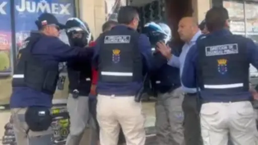  Operativo de fiscalización en Los Ángeles terminó con dos detenidos por disturbios