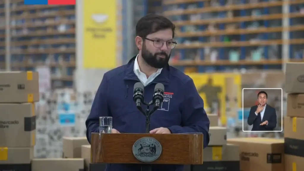 Presidente Gabriel Boric Mercado Libre 