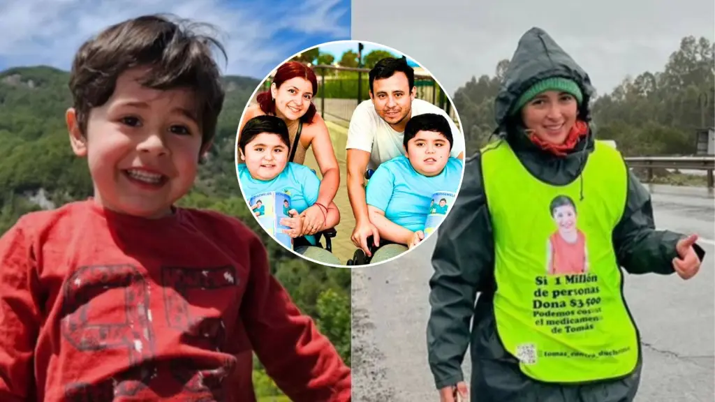 La familia Reyes aún necesita reunir fondos para tratar al segundo de los gemelos, quien también padece la enfermedad. , Redes sociales