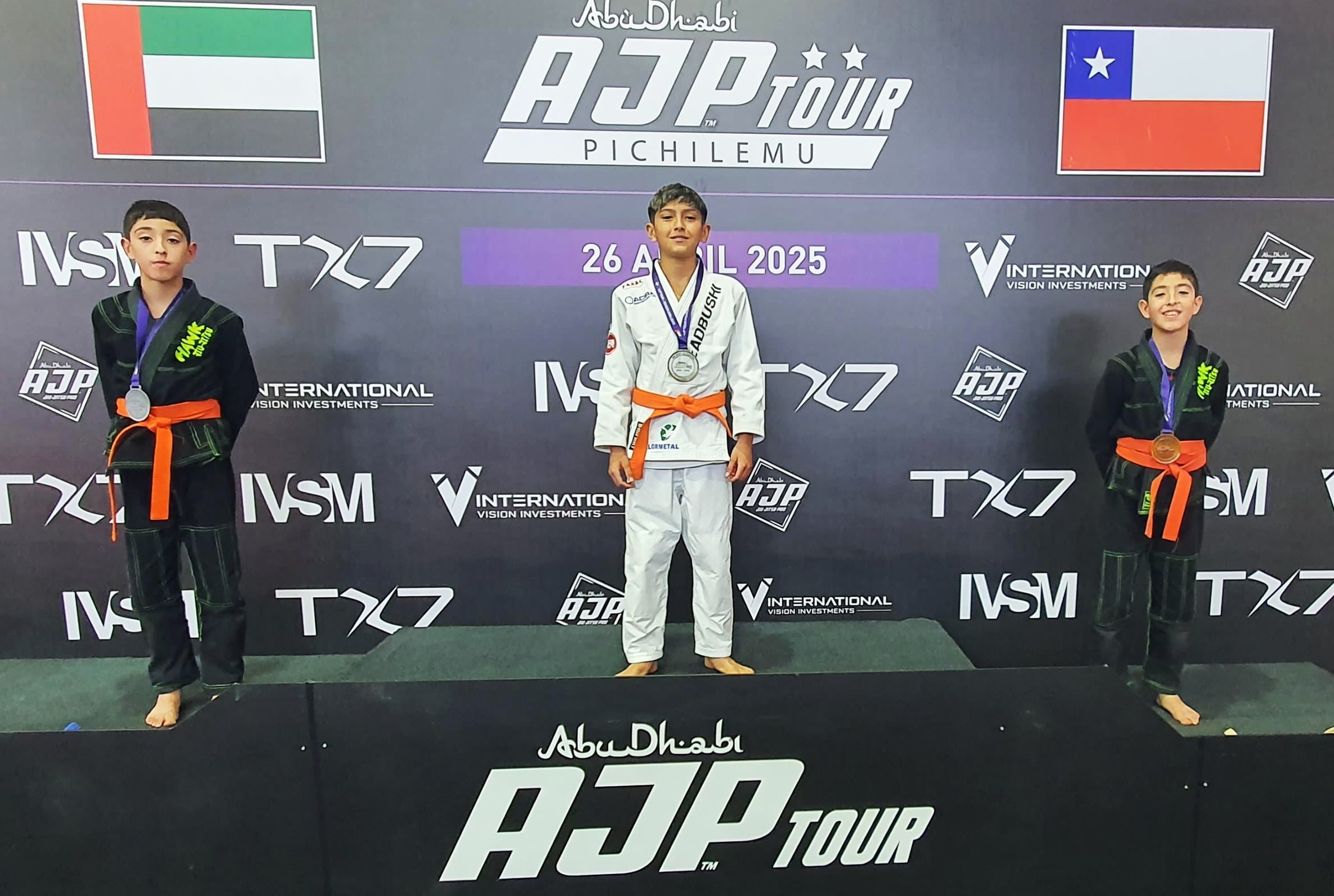 Agustín Luengo 2° lugar categoría junior Orange 41 Kg / La Tribuna
