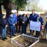 Con la colocación de la primera piedra, se iniciaron las obras de construcción del Cosam en Los Ángeles., La Tribuna