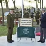 Ceremonia a mártires de Carabineros en Cañete, Carabineros de Chile.