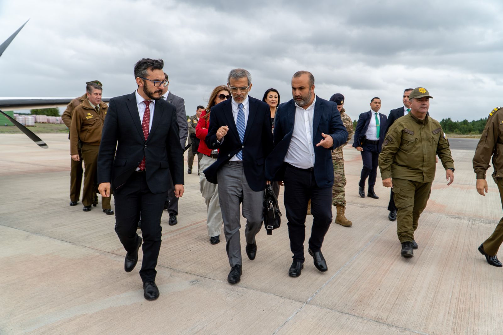 Ministro de Seguridad Pública, Luis Cordero. / Rodrigo Hernández DPR Biobío