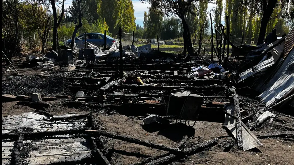 Incendio en Peña Blanca., Municipalidad de Laja.