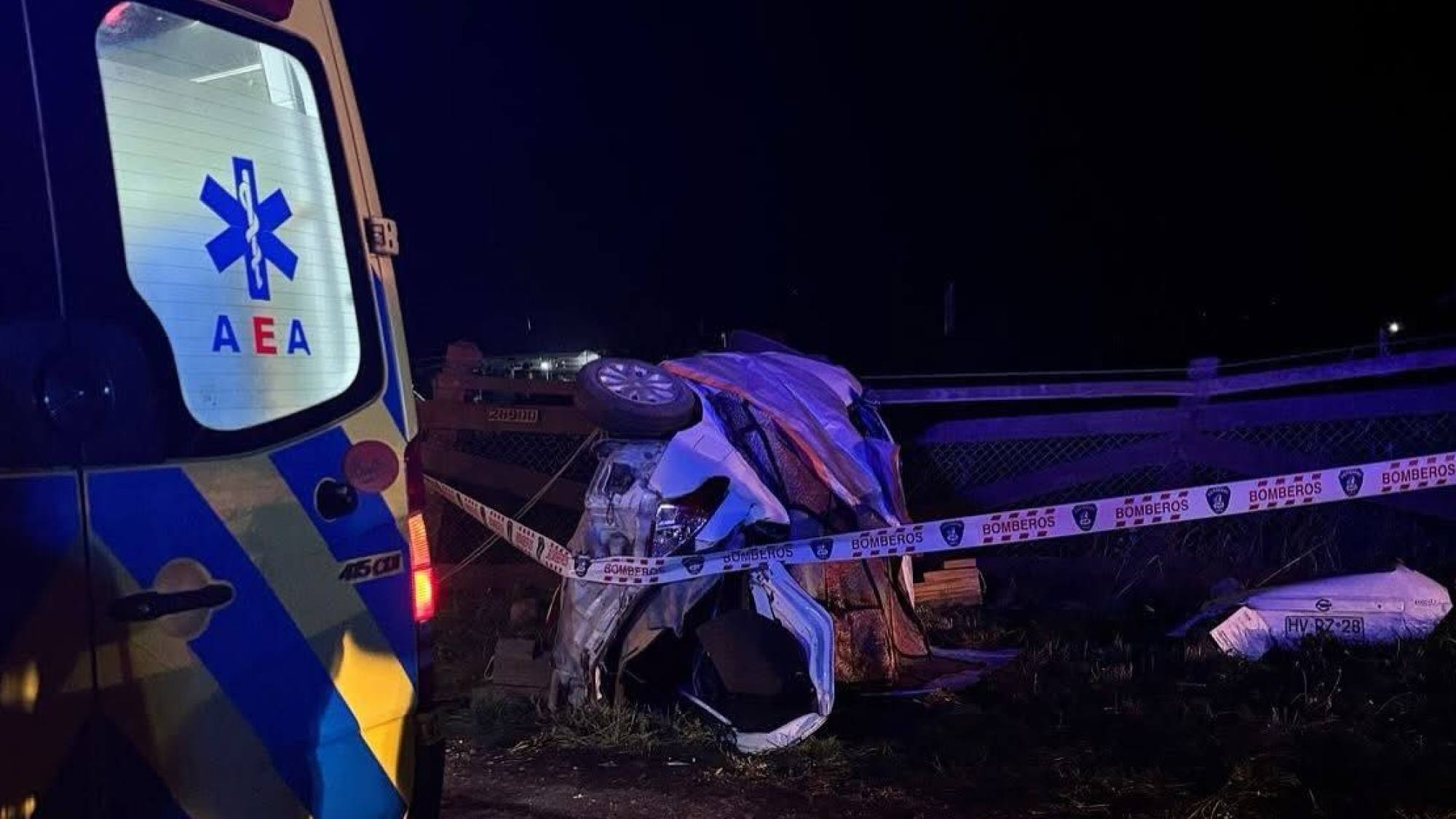 Una víctima fatal y dos heridos deja grave accidente en Santa Bárbara ...