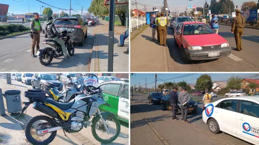 Fiscalización en Los Ángeles detecta 56 infracciones en primera jornada de nueva Ley de Grabado de Patentes