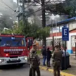 Incendio liceo Yumbel 