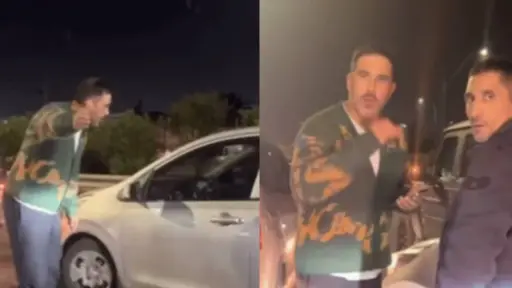 ¡Bajate ahora!: Claudio Bravo enfrenta a conductor en presunto estado de ebriedad tras colisión en Ruta 5 Sur
