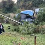 Bus choca por alcance a camión y deja 25 lesionados en Ruta 5 Sur de Pilmaiquén, Bomberos de San Pablo
