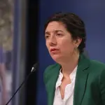 La ministra vocera (s) de Gobierno, Aisén Etcheverry, abordó este lunes las recientes filtraciones vinculadas al caso Procultura., Agencia UNO