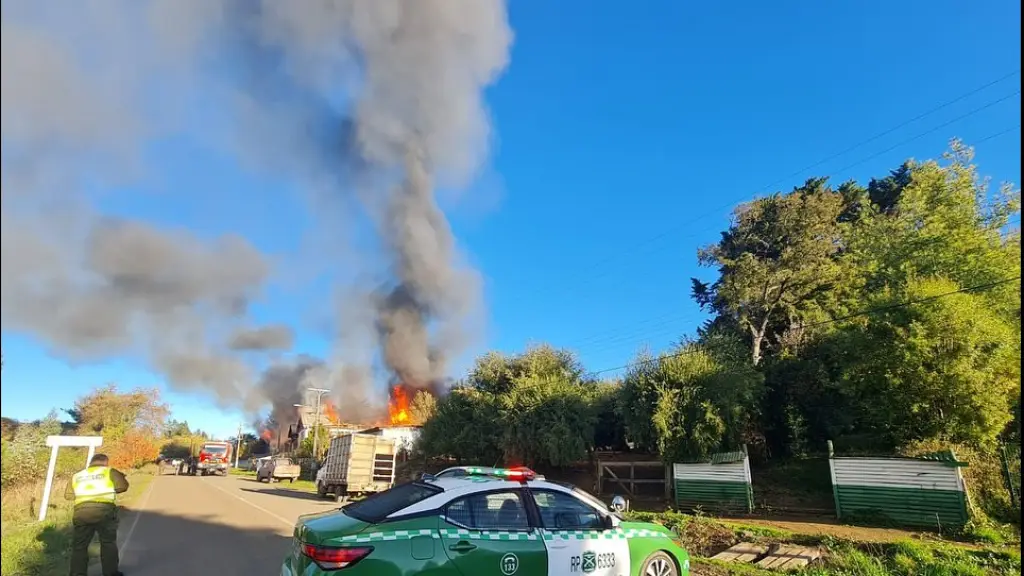 Incendio en escuela pública., Municipalidad de Santa Bárbara.