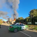 Incendio en escuela pública., Municipalidad de Santa Bárbara.