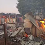 Incendio en Escuela de Villucura., Municipalidad de Santa Bárbara.