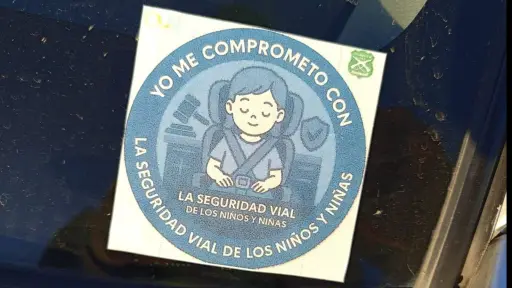 Promueven uso de sillas infantiles en vehículos particulares en San Rosendo