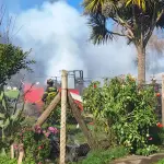 Incendio sector San José Los Ángeles