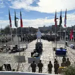 Familiares y autoridades zonales, nacionales y militares se congregaron a la Plaza Memorial Mártires de Antuco en el marco de la conmemoración., Diario La Tribuna