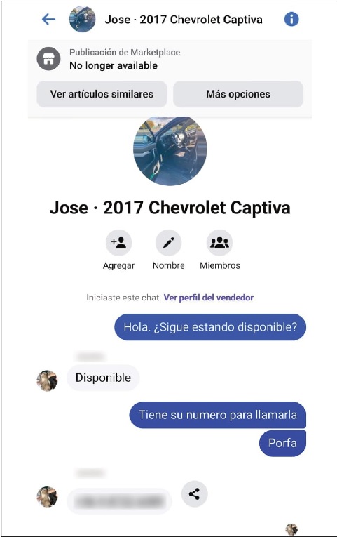 Conversaciones por Facebook / Cedida