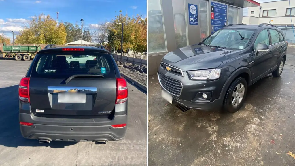 Familia Mulchén Chevrolet Captiva camioneta robada estafa 