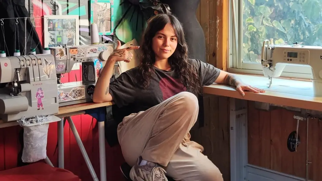 Carolina Robba, diseñadora angelina, cedida