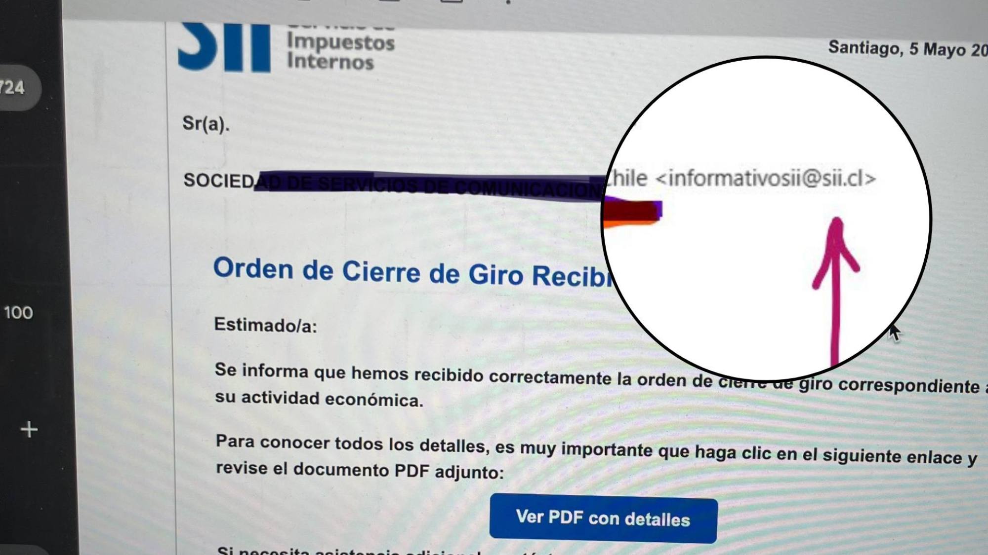 SII emite alerta por intentos de estafa a través de su correo ...