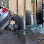 Auto queda incrustado en Pronto Copec de Penco, La Tribuna