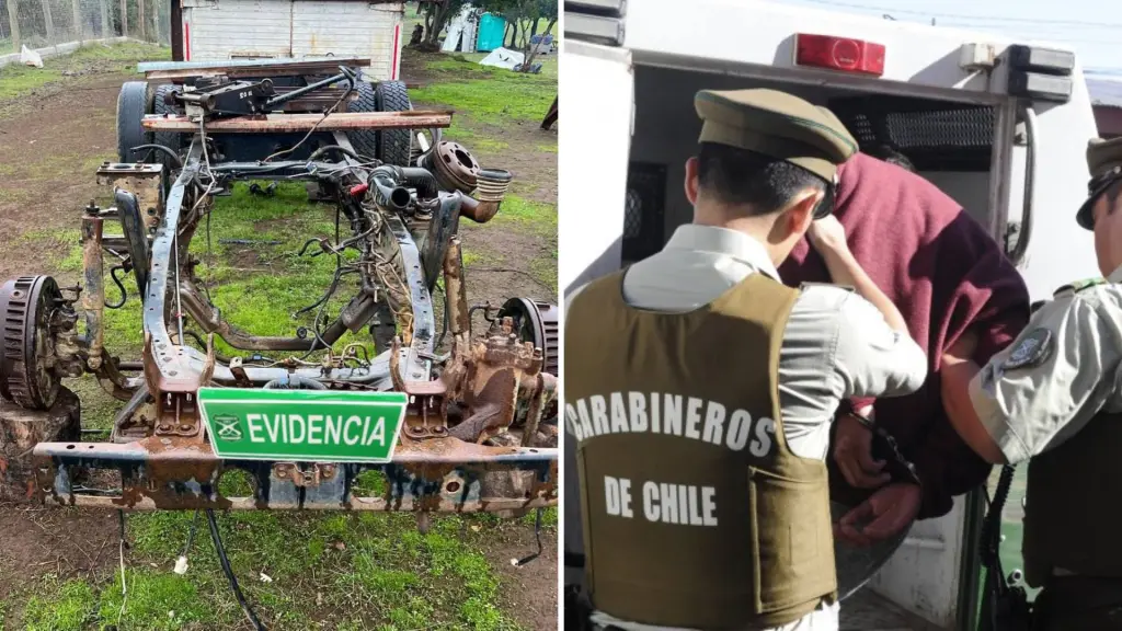 Camión robado escondido en parcela y dos prófugos capturados: así terminó operativo de Carabineros en Los Ángeles, Carabineros de Chile