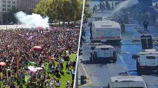 Marcha del 1° de Mayo en Santiago termina con disturbios y desmanes 