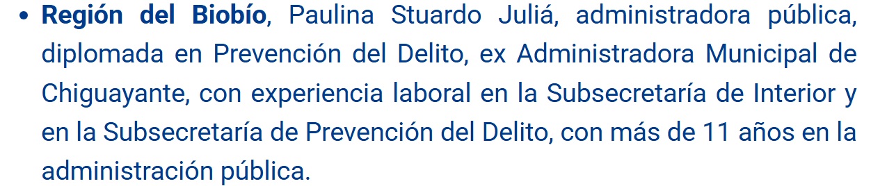 Nombramiento de la nueva seremi de Seguridad / Captura