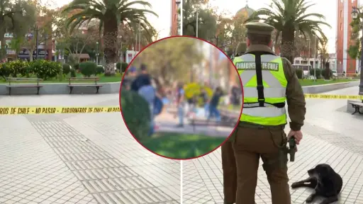 Adolescente muere apuñalado tras riña en Plaza de Armas de Melipilla: hay dos detenidos