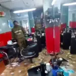 Robo a peluquería, Captura de video