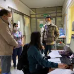 Autoridades de salud visitaron hospitales de Mulchén y Santa Bárbara., Servicio de Salud Biobío.