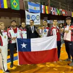 Carlos Pavez junto a la delegación chilena en Argentina, La Tribuna