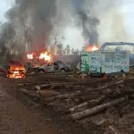 Atentado en sector de Los Pinos, Mulchén., Cedida