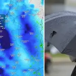 Hacia el mediodía, se espera una intensificación de las precipitaciones en Coronel, Santa Juana, Laja y Nacimiento, así como en el sector precordillerano., Referencial | Meteored