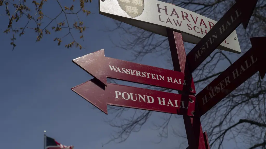 Fotografía de una señal de la Universidad de Harvard,  EFE/CJ Gunther